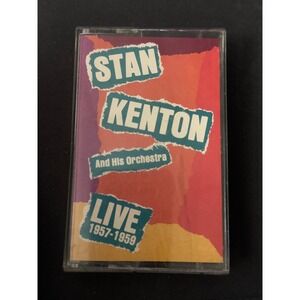 Stan Kenton and His Orchestra Live 1957-1959 Cassette Tape Jazz Big Band 1991